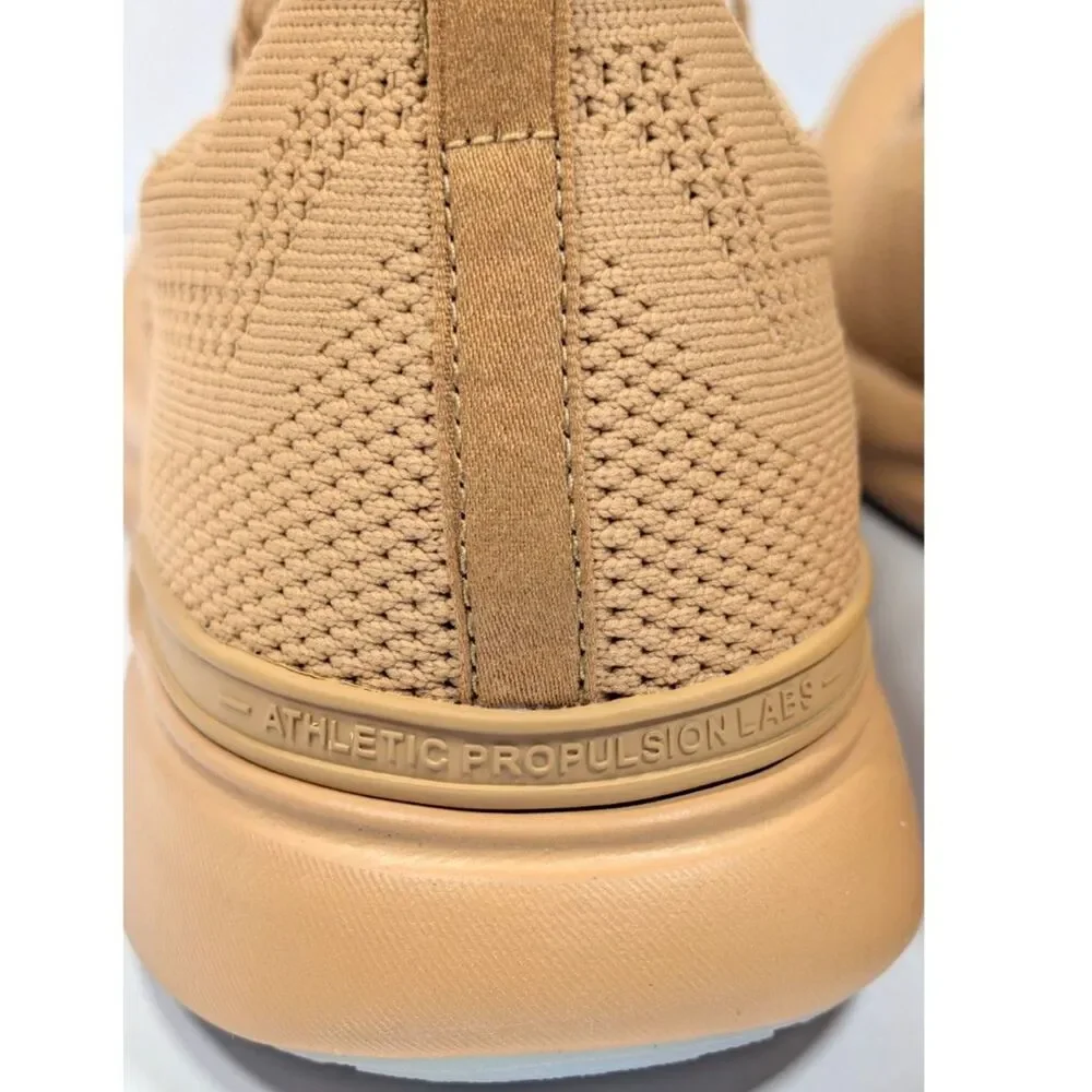 Athletic Propulsion Labs Mens Size 10.5 Tan Atheltic Running Shoes NIB New APL